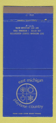Matchbook Cover - East Michigan Playtime Country Bay City MI 30 Strike