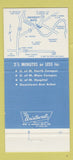 Matchbook Cover - University Motel Ann Arbor MI 30 Strike