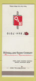 Matchbook Cover - Russell and Olson Manufacturers Reps Detroit MI 30 Strike