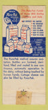 Matchbook Cover - Pure Pak Ex Cello Corp Detroit MI WORN 21 Strike Feature