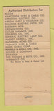 Matchbook Cover - Splane Electric Supply Detroit MI 30 Strike