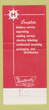 Matchbook Cover - Helm Inc Detroit MI 30 Strike