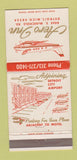Matchbook Cover - Aero Inn Detroit MI 30 Strike