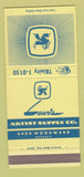 Matchbook Cover - Lewis Artist Supply Detroit MI SAMPLE 30 Strike