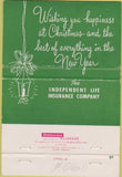 Matchbook Cover - Independent Life Insurance Jacksonville FL 40 Strike