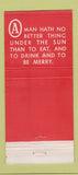 Matchbook Cover - Berman's Chop House Detroit MI 30 Stick
