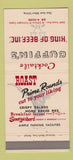 Matchbook Cover - Guffin's King of Beef Farmington MI 30 Strike