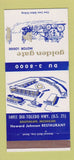 Matchbook Cover - Golden Gate Motor Lodge Southgate MI SAMPLE 30 Strike