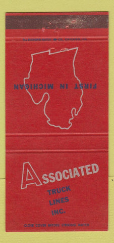 Matchbook Cover - Associated Truck Lines MI 30 Strike