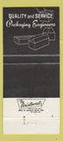 Matchbook Cover - Kalamazoo Container Company Shipping Kalamazoo MI 30 Strike