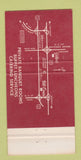 Matchbook Cover - Gilbert's Steak House Jackson MI 30 Strike