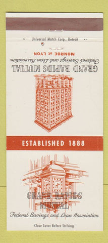 Matchbook Cover - Grand Rapids Mutual Savings Loan MI 30 Strike