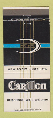 Matchbook Cover - Carillon Hotel Miami Beach FL 30 Strike
