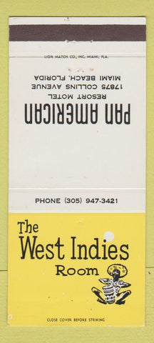 Matchbook Cover - Pan American Resort Motel Miami Beach FL 30 Strike