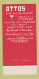 Matchbook Cover - Otto's Pink Pig Sherman Oaks CA 30 Strike