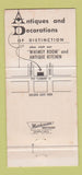 Matchbook Cover - Adele C Morton Antiques San Francisco CA 30 Strike