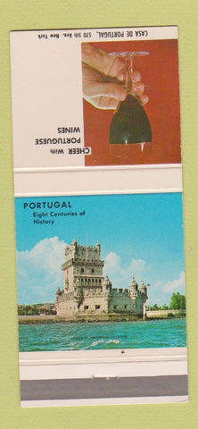 Matchbook Cover - Portuguese Wines Portugal 30 Strike