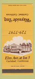 Matchbook Cover - Wayside Inn Carlsbad CA 30 Strike
