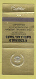 Matchbook Cover - Fitzgerald Cadillac Saab Fort Wayne IN 30 Strike