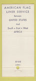 Matchbook Cover - Farrell Lines Shipping Cruise? 30 Stick