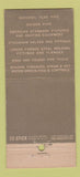 Matchbook Cover - Mell O Haldeman Pipe Valves Los Angeles CA 30 Stick