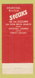 Matchbook Cover - Robin Hood Inn Miami FL WEAR 30 Stick
