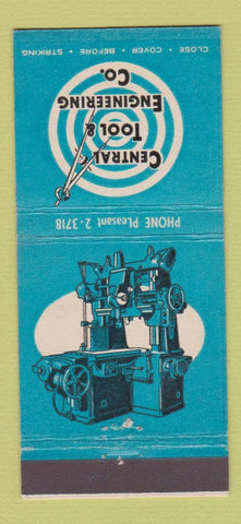Matchbook Cover - Central Tool Engineering Los Angeles CA 30 Stick