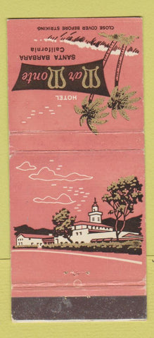 Matchbook Cover - Mar Monte Hotel Santa Barbara CA 30 Stick
