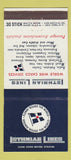 Matchbook Cover - Isthmian Lines Cargo Shipping 30 Stick