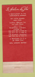 Matchbook Cover - Rosemarie de Paris Chocolate New York City 30 Stick