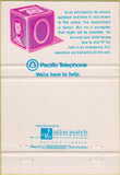 Matchbook Cover - San Diego CA County tourism Bell telephone 40 Strike