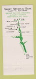 Matchbook Cover - Valley National Bank Lanett AL 30 Stick