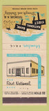 Matchbook Cover - First National Bank Tucumcari NM 30 Stick
