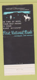 Matchbook Cover - First National Bank Tucumcari NM 30 Stick