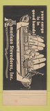 Matchbook Cover - American Stevedores Terminal Operators New York City 30 Stick