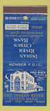 Matchbook Cover - Indian River Citrus Bank Vero Beach FL 30 Stick