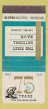 Matchbook Cover - First National Bank Durango Colorado 1957 30 Stick