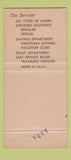 Matchbook Cover - Merchants National Bank Allentown PA 30 Stick