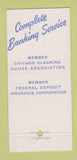 Matchbook Cover - Mercantile Bank Chicago IL 30 Stick
