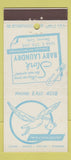 Matchbook Cover - Stork Baby Laundry Denver Colorado 30 Stick