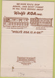Matchbook Cover - KOA Knox PA 40 Strike