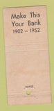 Matchbook Cover - Commonwealth Trust Company Pittsburgh PA 30 Stick