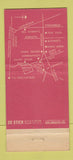Matchbook Cover - Toluca Lake Restaurant Colony CA 30 Stick