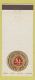 Matchbook Cover - First Wisconsin National Bank Milwaukee WI 1953 30 Stick