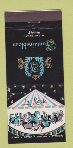 Matchbook Cover - Fontainebleau Hotel Miami Beach FL La Ronde 30 Stick