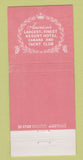 Matchbook Cover - Fontainebleau Hotel Miami Beach FL La Ronde 30 Stick