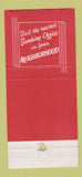 Matchbook Cover - Detroit Bank MI Indian 30 Stick