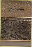 Matchbook Cover - Anaconda New York NY Copper Electrolytic 40 Strike