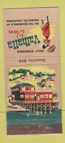 Matchbook Cover - Valhalla Inn Sausalito CA WEAR 21 Strike Feature