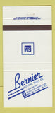 Matchbook Cover - Bernier Pontiac Buick GM Rimouski QC 30 Strike